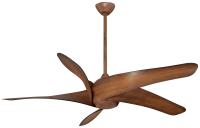 62"Ceiling Fan by Minka Aire - Artemis XL5 LED Collection, Distressed Koa Finish - F905L-DK