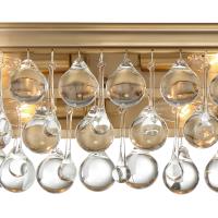 Six Light Bathroom Vanity by Crystorama - Calypso Collection, Vibrant Gold Finish - 133-VG