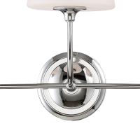 Three Light Bathroom Vanity by Crystorama - Sylvan Collection, Polished Chrome Finish - 2443-OP-CH