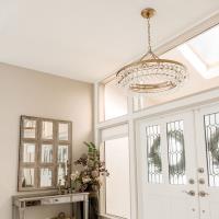 Six Light Chandelier by Crystorama - Calypso Collection, Vibrant Gold Finish - 275-VG