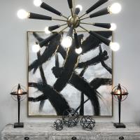 12 Light Chandelier by Crystorama - Zodiac Collection, Aged Brass Finish - 3812-AG