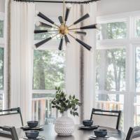 12 Light Chandelier by Crystorama - Zodiac Collection, Aged Brass Finish - 3812-AG