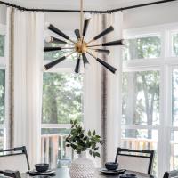 12 Light Chandelier by Crystorama - Zodiac Collection, Aged Brass Finish - 3812-AG