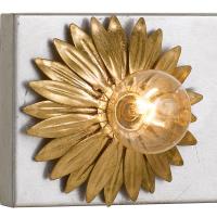 Five Light Bathroom Vanity by Crystorama - Broche Collection, Antique Gold + Antique Silver Finish - 508-GA-SA
