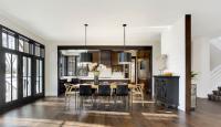 Six Light Chandelier by Crystorama - Alston Collection, Matte Black + White Finish - 8686-MK-WH