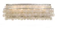Five Light Bathroom Vanity by Crystorama - Brielle Collection, Antique Silver Finish - BRI-3005-SA