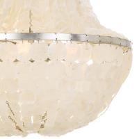 Six Light Chandelier by Crystorama - Brielle Collection, Antique Silver Finish - BRI-3006-SA