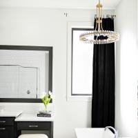 Eight Light Chandelier by Crystorama - Clover Collection, Aged Brass Finish - CLO-8898-AG