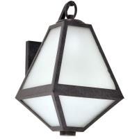 One Light Outdoor Wall Sconce by Crystorama - Glacier Collection, Black Charcoal Finish - GLA-9701-OP-BC