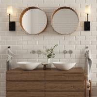 One Light Wall Sconce by Crystorama - Lena Collection, Black Forged Finish - LEN-251-BF