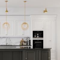 One Light Wall Sconce by Crystorama - Morgan Collection, Aged Brass Finish - MOR-8800-AG