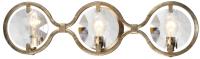 Three Light Bathroom Vanity by Crystorama - Quincy Collection, Distressed Twilight Finish - QUI-7623-DT