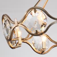 Eight Light Chandelier by Crystorama - Quincy Collection, Distressed Twilight Finish - QUI-7628-DT