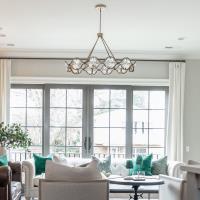 Ten Light Chandelier by Crystorama - Quincy Collection, Distressed Twilight Finish - QUI-7629-DT