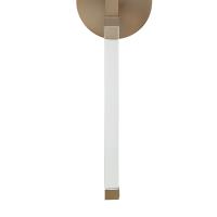 One Light Wall Sconce by Crystorama - Renee Collection, Aged Brass Finish - REN-261-AG