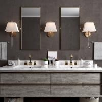 One Light Wall Sconce by Crystorama - Renee Collection, Aged Brass Finish - REN-261-AG
