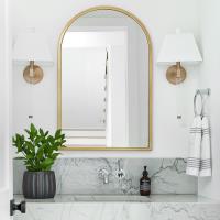 One Light Wall Sconce by Crystorama - Renee Collection, Aged Brass Finish - REN-261-AG