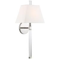 One Light Wall Sconce by Crystorama - Renee Collection, Polished Nickel Finish - REN-261-PN