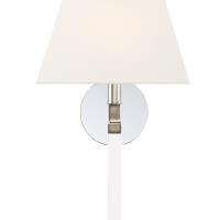 One Light Wall Sconce by Crystorama - Renee Collection, Polished Nickel Finish - REN-261-PN