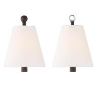 One Light Wall Sconce by Crystorama - Riverdale Collection, Dark Bronze Finish - RIV-382-DB