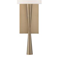 One Light Wall Sconce by Crystorama - Trenton Collection, Aged Brass Finish - TRE-221-AG