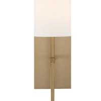One Light Wall Sconce by Crystorama - Veronica Collection, Aged Brass Finish - VER-241-AG