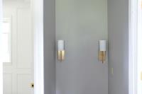 One Light Wall Sconce by Crystorama - Veronica Collection, Aged Brass Finish - VER-241-AG