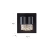 LED Wall Sconce by Kuzco Lighting - Copenhagen Collection, Black Finish - EW48205-BK