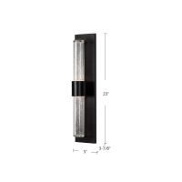 LED Wall Sconce by Kuzco Lighting - Copenhagen Collection, Black Finish - EW48218-BK