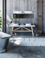 LED Bathroom Fixture by Kuzco Lighting - Soho Collection, Brushed Nickel Finish - VL13424-BN