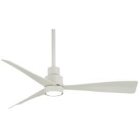 44"Ceiling Fan by Minka Aire - Simple Collection, Flat White Finish - F786-WHF