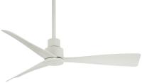44"Ceiling Fan by Minka Aire - Simple Collection, Flat White Finish - F786-WHF