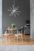 LED Chandelier by Kuzco Lighting - Sirius Minor Collection, White Finish - CH14232-WH