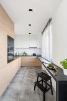 LED Flush Mount by Kuzco Lighting - Lucci Collection, Black Finish - FM10205-BK