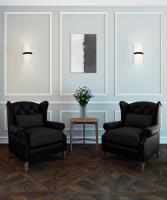 LED Wall Sconce by Kuzco Lighting - Harrow Collection, Black Finish - WS3413-BK