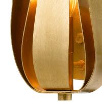 One Light Wall Sconce by Crystorama - Broche Collection, Antique Gold Finish - 511-GA