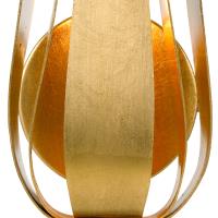 One Light Wall Sconce by Crystorama - Broche Collection, Antique Gold Finish - 511-GA