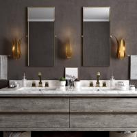 One Light Wall Sconce by Crystorama - Broche Collection, Antique Gold Finish - 511-GA