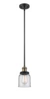 LED Mini Pendant by Innovations - Franklin Restoration Collection, Black Antique Brass Finish - 201S-BAB-G52-LED