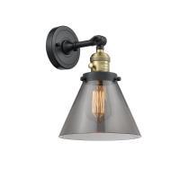LED Wall Sconce by Innovations - Franklin Restoration Collection, Black Antique Brass Finish - 203SW-BAB-G43-LED