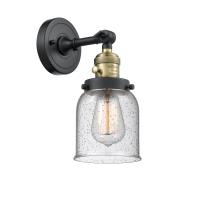 LED Wall Sconce by Innovations - Franklin Restoration Collection, Black Antique Brass Finish - 203SW-BAB-G54-LED