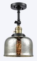 LED Wall Sconce by Innovations - Franklin Restoration Collection, Black Antique Brass Finish - 203SW-BAB-G78-LED