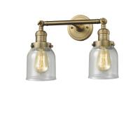 LED Bath Vanity by Innovations - Franklin Restoration Collection, Brushed Brass Finish - 208-BB-G54-LED