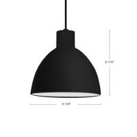 LED Pendant by Kuzco Lighting - Chroma Collection, Black Finish - PD1706-BK