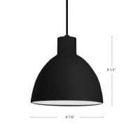 LED Pendant by Kuzco Lighting - Chroma Collection, Black Finish - PD1709-BK