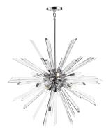 Ten Light Chandelier by Z-Lite - Burst Collection, Chrome Finish - 4003-10CH