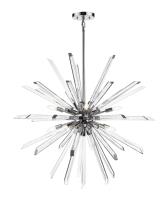 Ten Light Chandelier by Z-Lite - Burst Collection, Chrome Finish - 4003-10CH