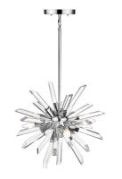 Four Light Chandelier by Z-Lite - Burst Collection, Chrome Finish - 4003-4CH