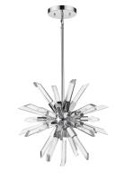 Four Light Chandelier by Z-Lite - Burst Collection, Chrome Finish - 4003-4CH