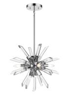 Four Light Chandelier by Z-Lite - Burst Collection, Chrome Finish - 4003-4CH